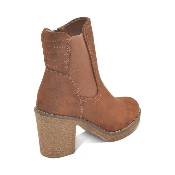 Botin Casual con taco Mujer 7613 MARRON-STHEF