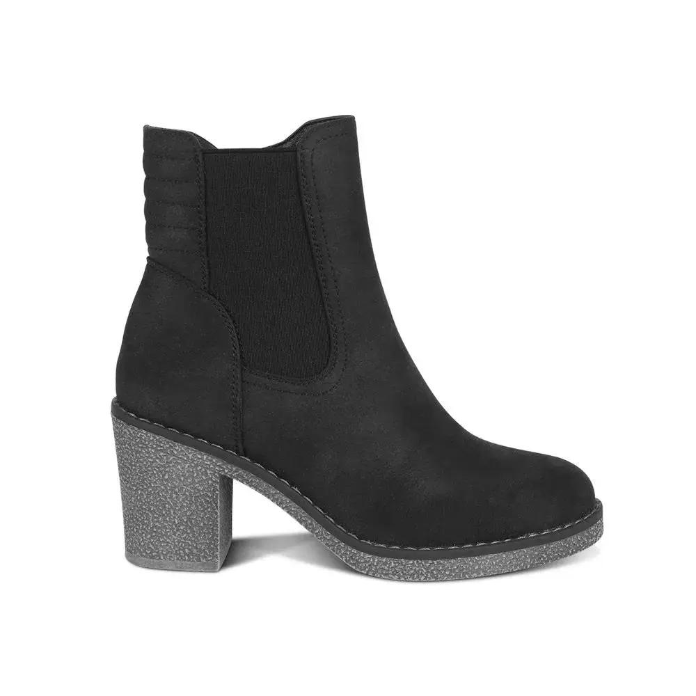 Botin Casual con taco Mujer 7613 NEGRO-STHEF