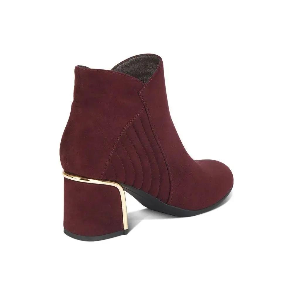 Botin Casual con taco Mujer 7630 BURGUNDY-STHEF