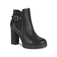 Botin Casual con taco Mujer 7636 NEGRO-STHEF