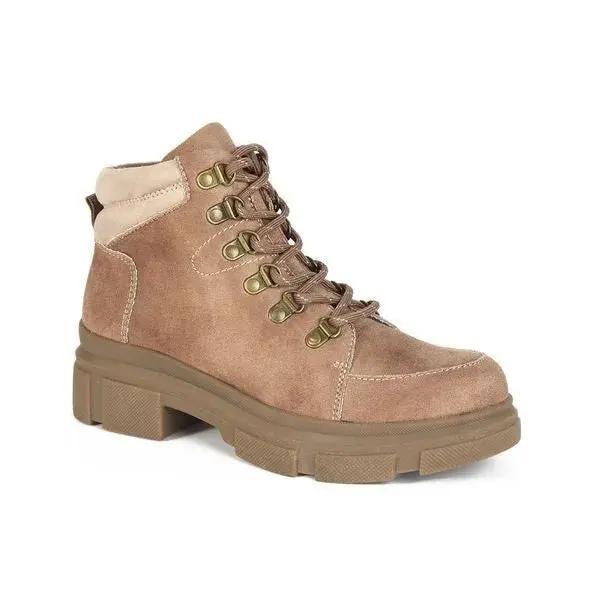 Botines Combat Mujer 7601 TAUPE-STHEF