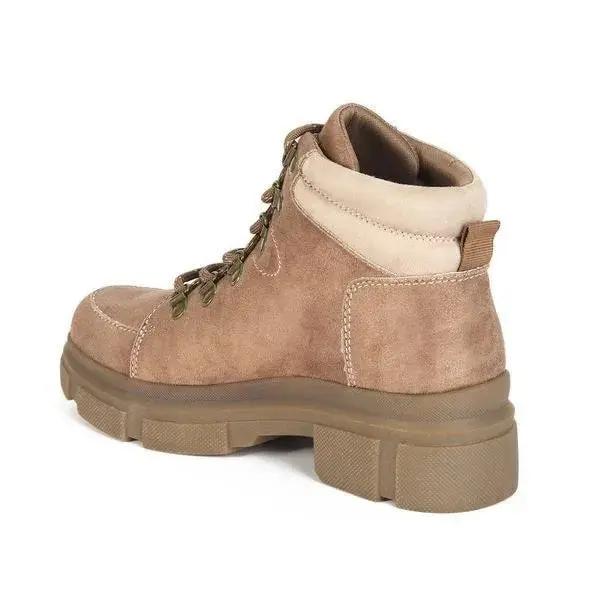 Botines Combat Mujer 7601 TAUPE-STHEF