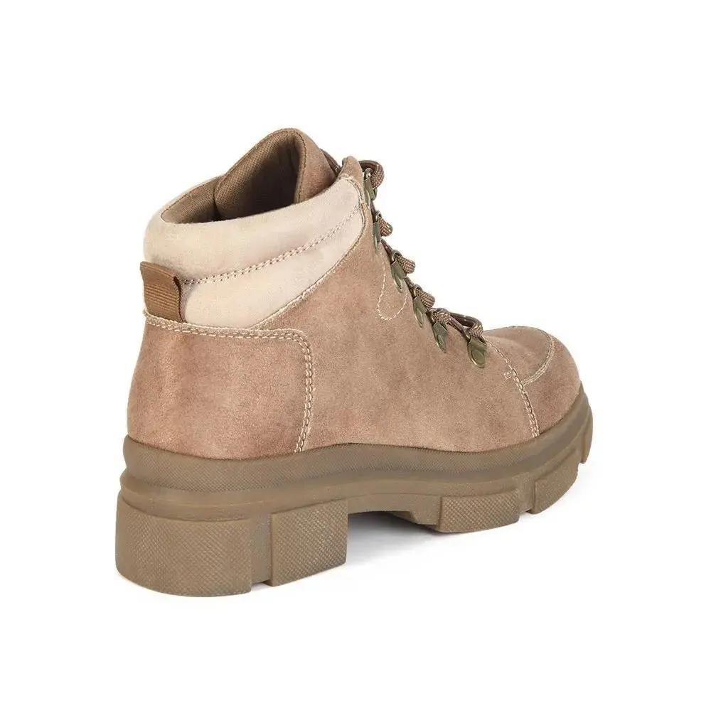 Botines Combat Mujer 7601 TAUPE-STHEF