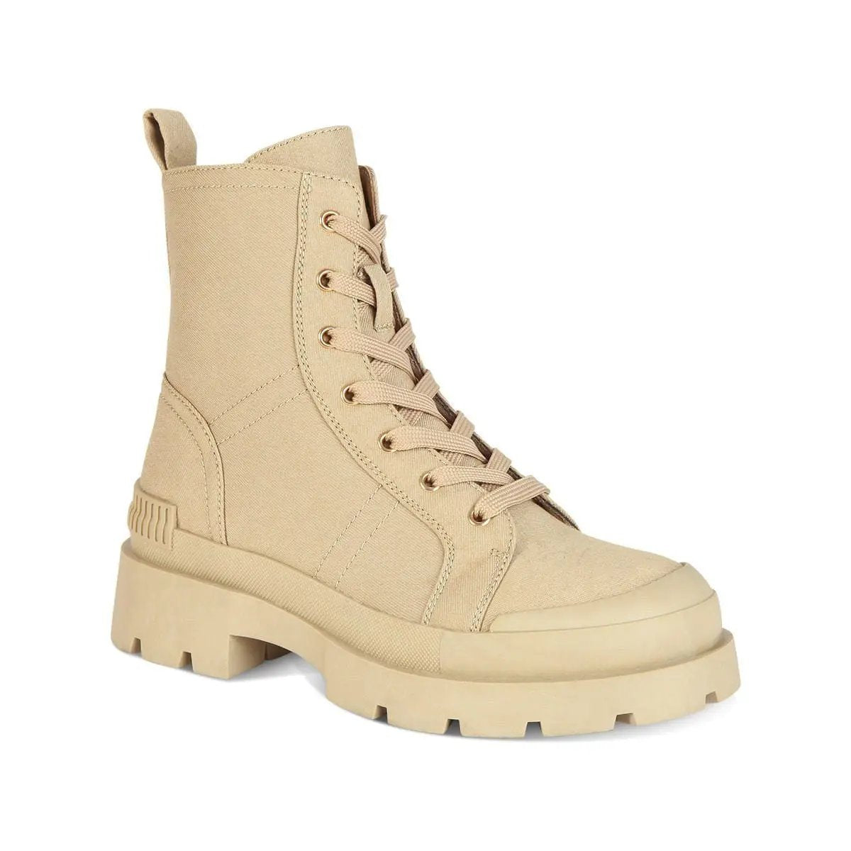 Botines Combat Mujer 7607 BEIGE-STHEF