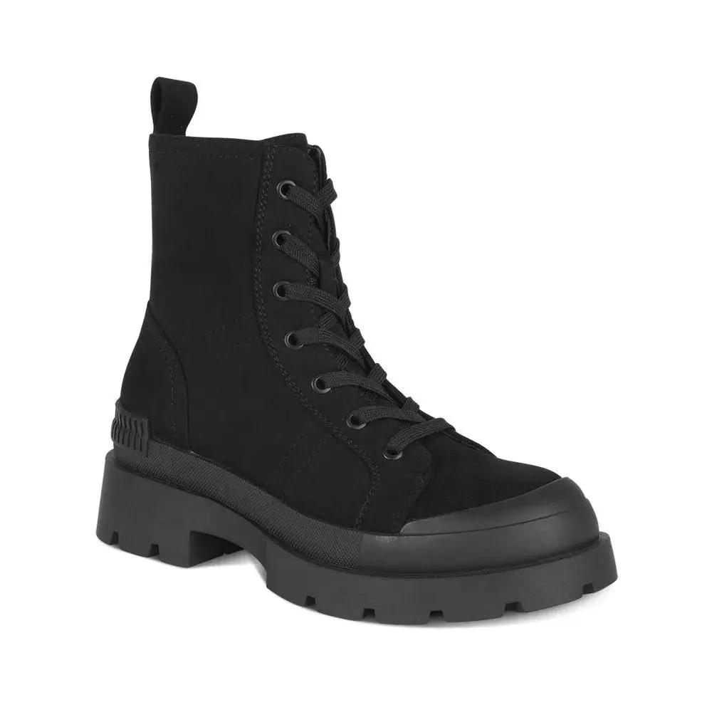 Botines Combat Mujer 7607 NEGRO-STHEF