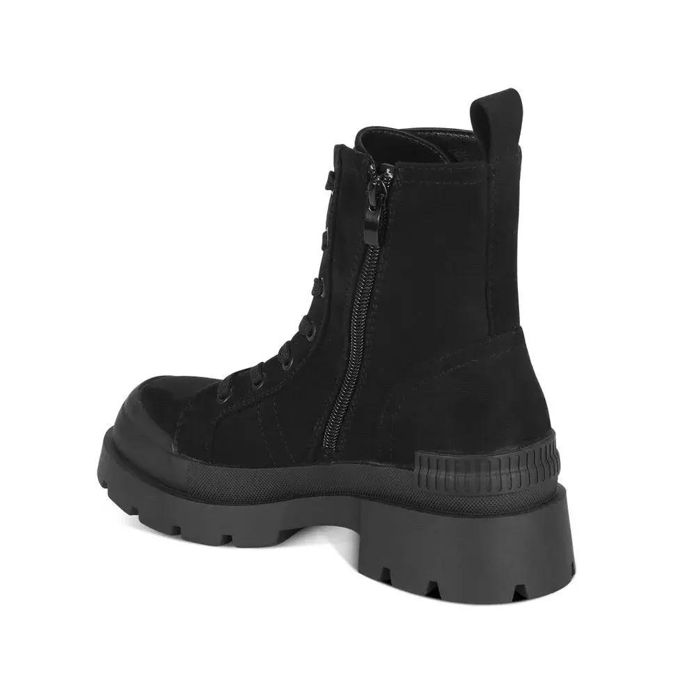 Botines Combat Mujer 7607 NEGRO-STHEF