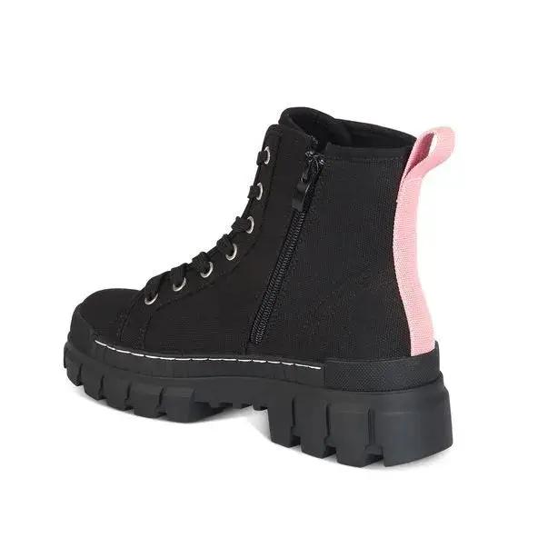 Botines Combat Mujer 7608 NEGRO-STHEF