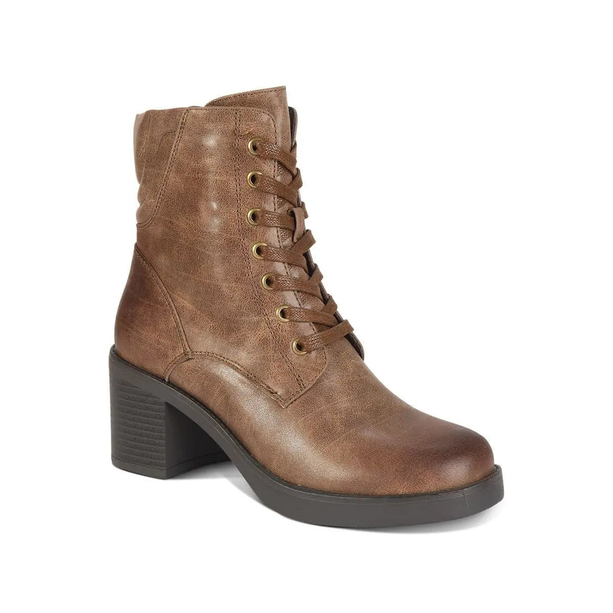 Botines Combat Mujer 7641 TAUPE-STHEF