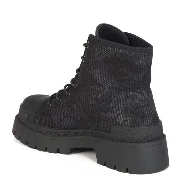 Botines Combat Mujer 7644 NEGRO-STHEF