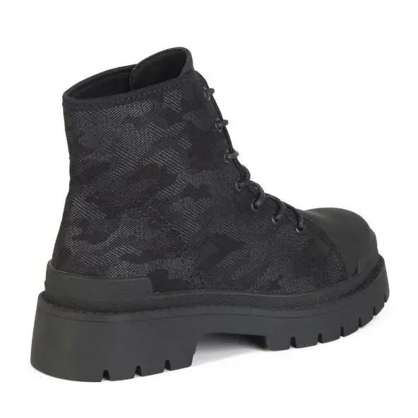 Botines Combat Mujer 7644 NEGRO-STHEF