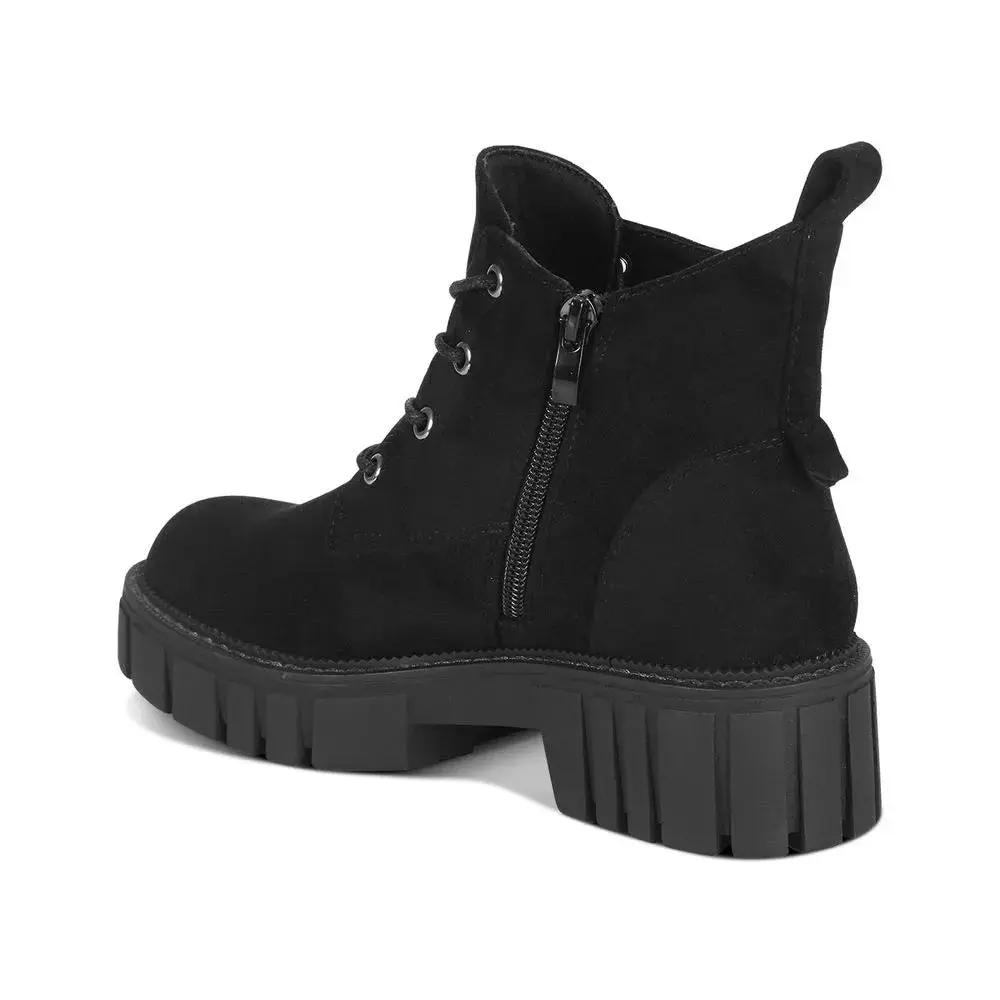 Botines Combat Mujer 7646 NEGRO-STHEF