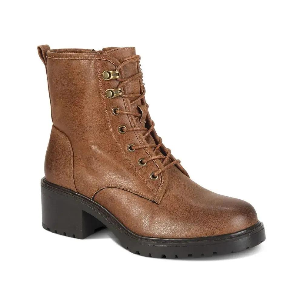 Botines Combat Mujer 7648 MARRON-STHEF