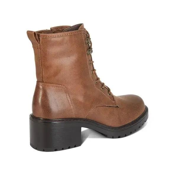 Botines Combat Mujer 7648 MARRON-STHEF