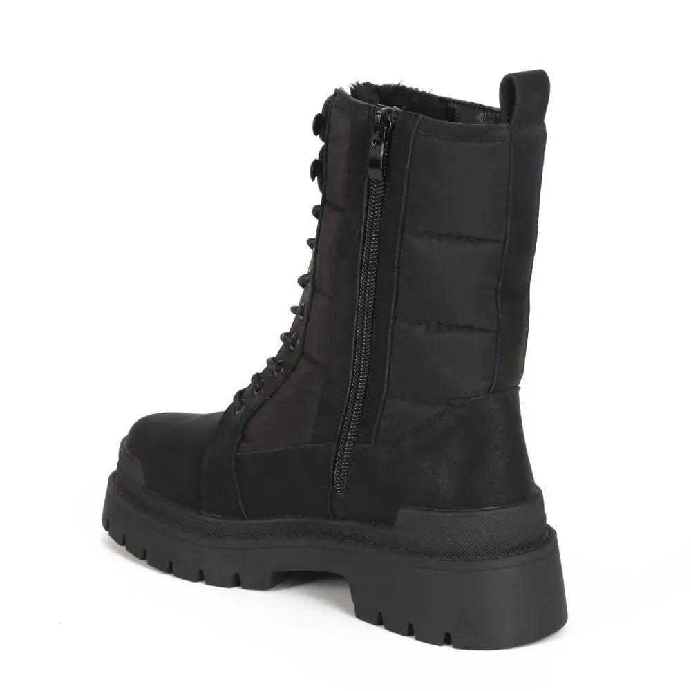 Botines Combat Mujer 7653 NEGRO-STHEF