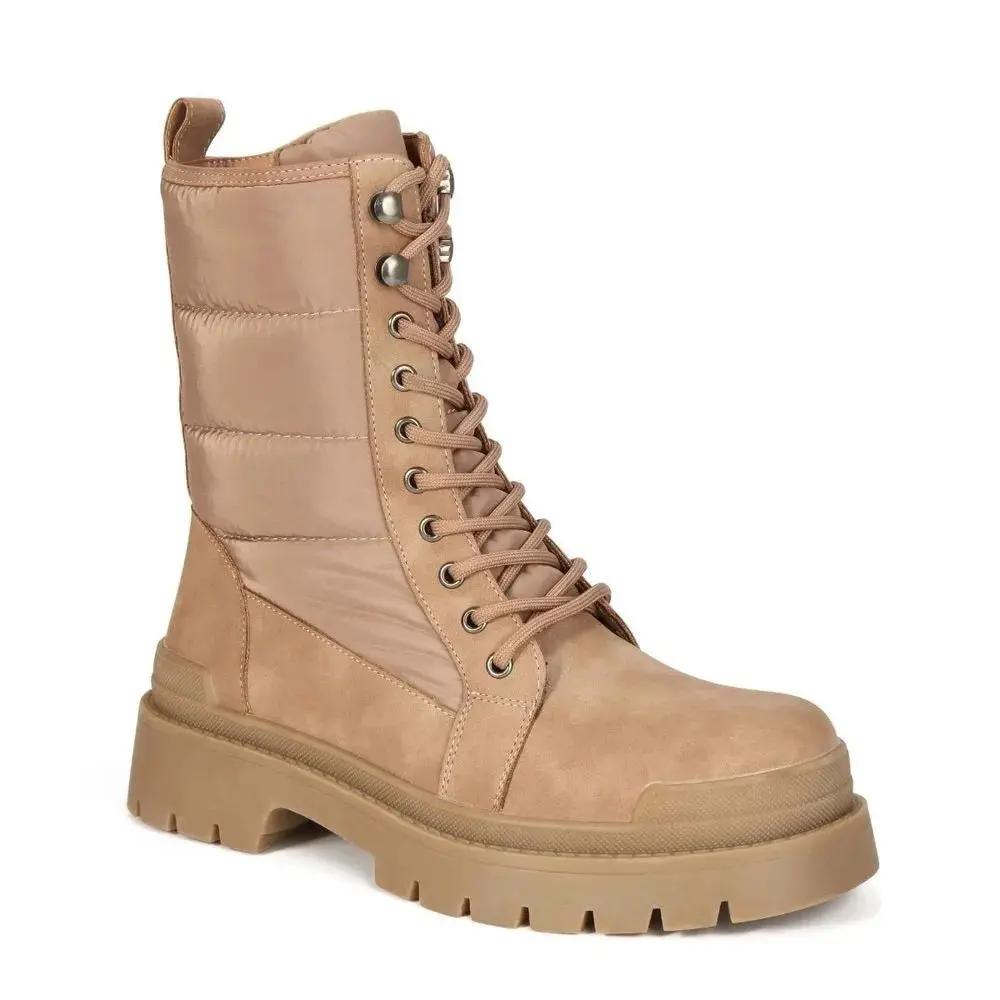 Botines Combat Mujer 7653 TAUPE-STHEF