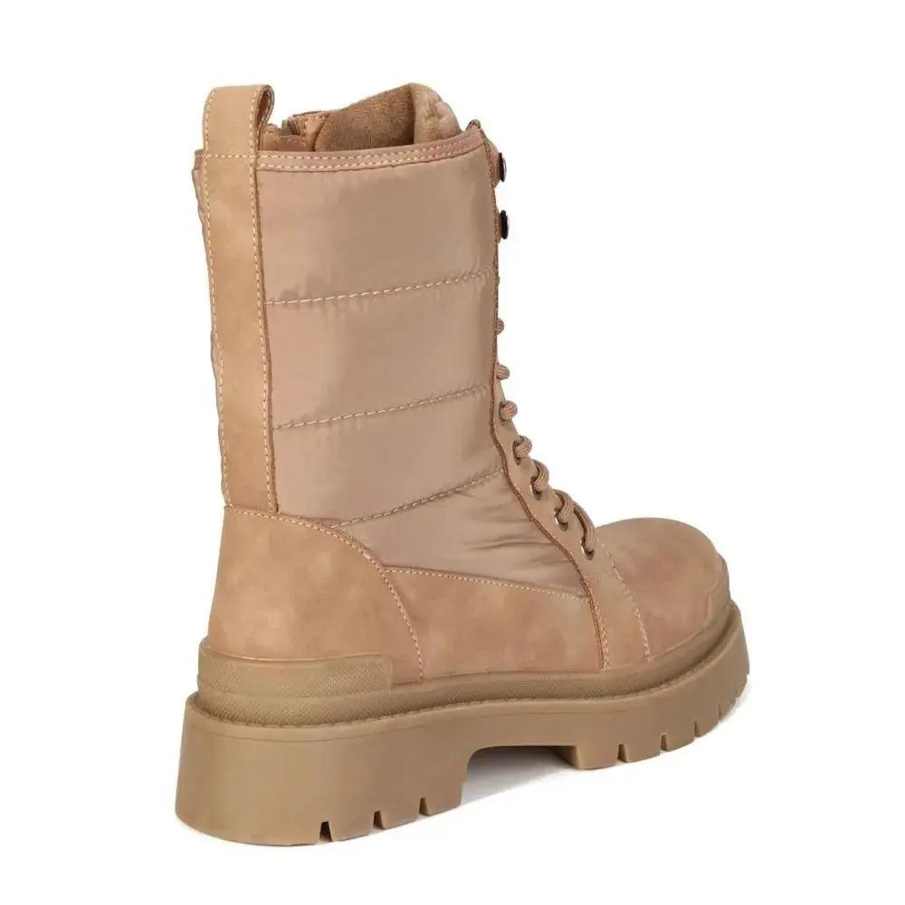 Botines Combat Mujer 7653 TAUPE-STHEF