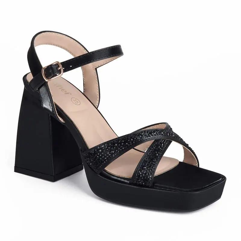 Sandalia casual Mujer 7808 NEGRO-STHEF