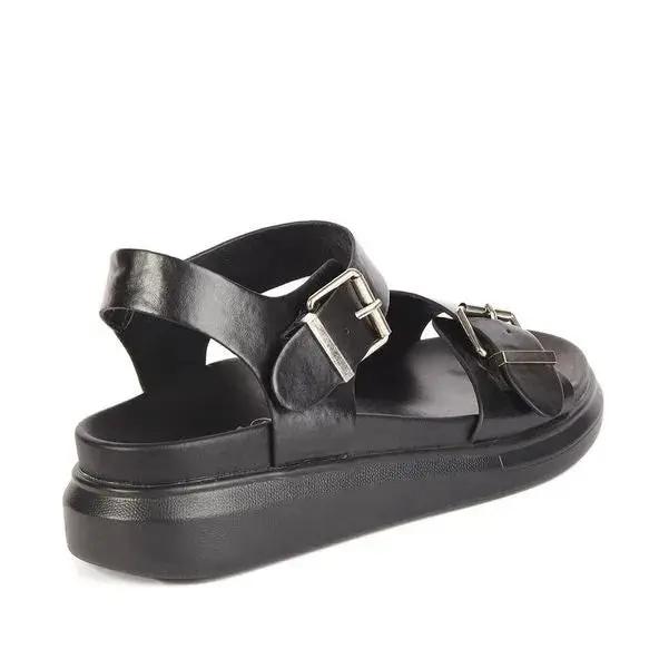 SANDALIA MUJER STHEF CASUAL NEGRO 7742 Sthef