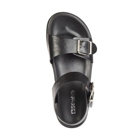 Sandalia con correa Mujer 7742 NEGRO-STHEF Sthef
