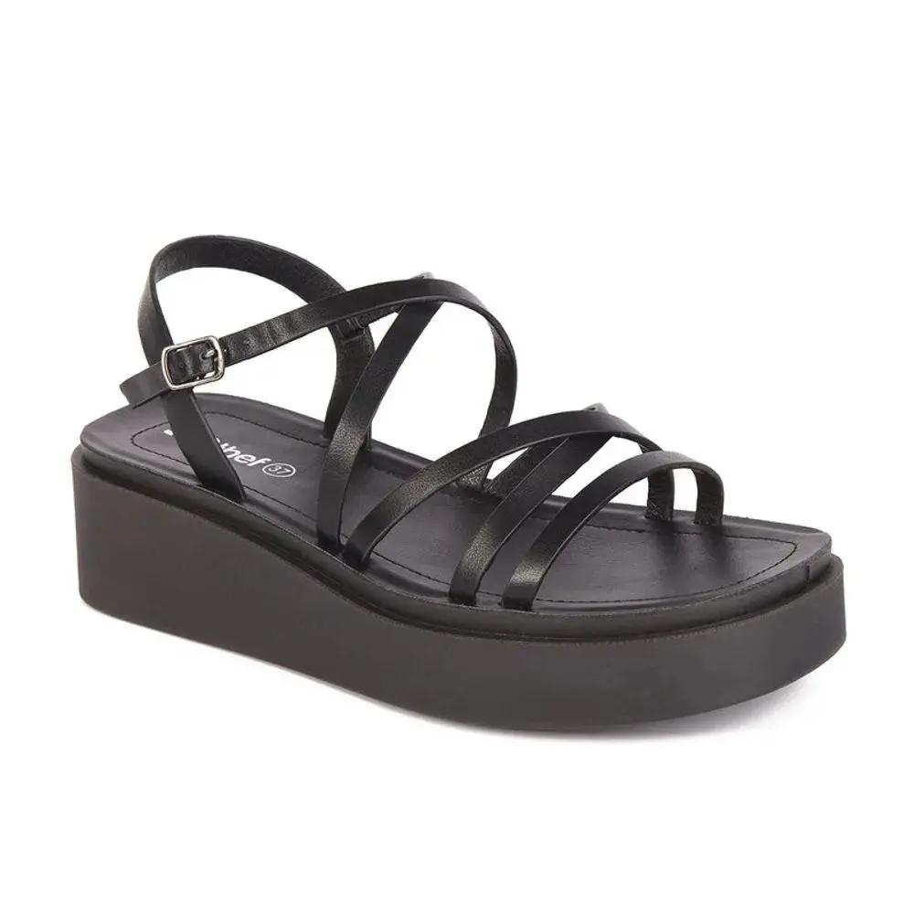 SANDALIA MUJER STHEF CASUAL NEGRO 7749 Sthef