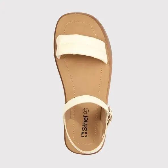 Sandalias con correa Mujer 7753 OFF WHITE-STHEF Sthef