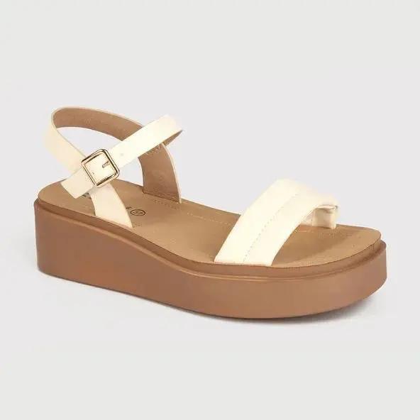 Sandalias con correa Mujer 7753 OFF WHITE-STHEF Sthef
