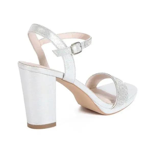 Sandalias de Vestir Mujer 7501 PLATA-STHEF Sthef