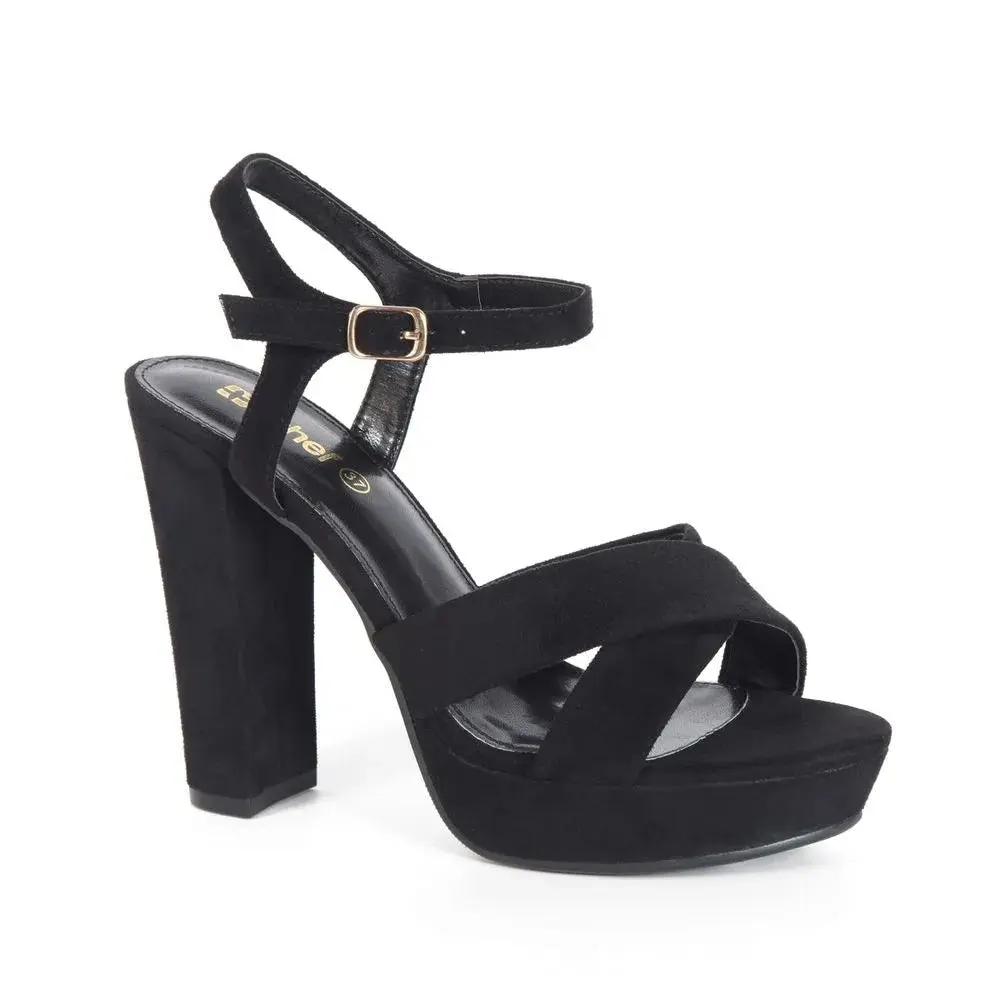 SANDALIA MUJER STHEF VESTIR NEGRO 7576 Sthef