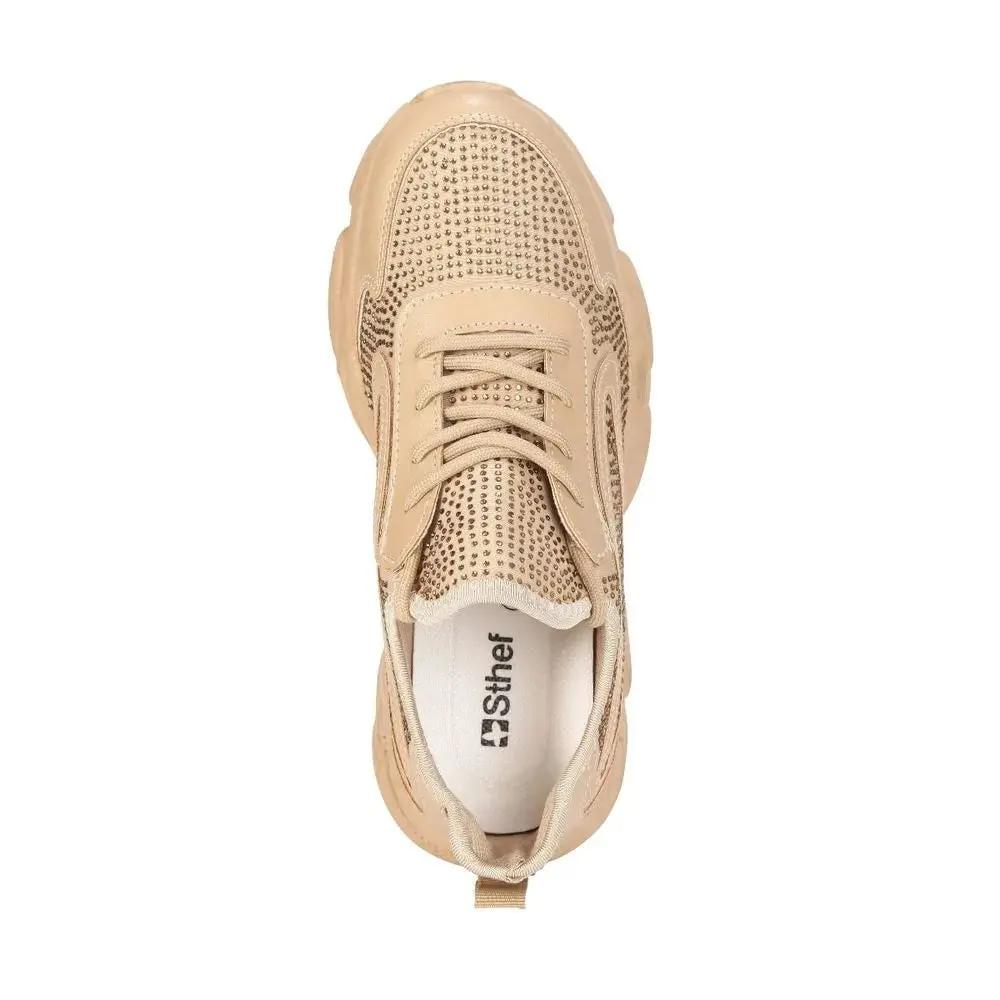 ZAPATILLA MUJER STHEF URBANA BEIGE 7624 Sthef
