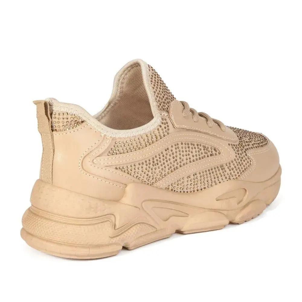 ZAPATILLA MUJER STHEF URBANA BEIGE 7624 Sthef