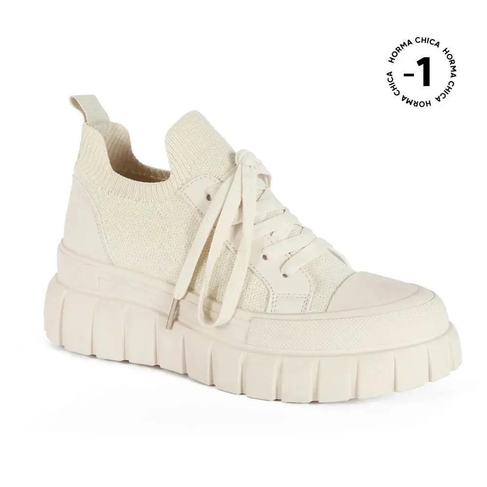 ZAPATILLA MUJER STHEF URBANA BEIGE 7561 TXTL Sthef