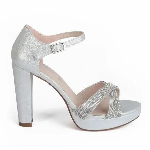 SANDALIA MUJER STHEF FIESTA PLATA 7765 Sthef