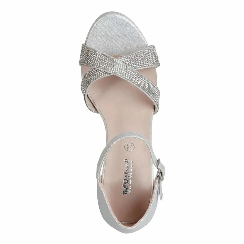 SANDALIA MUJER STHEF FIESTA PLATA 7765 Sthef