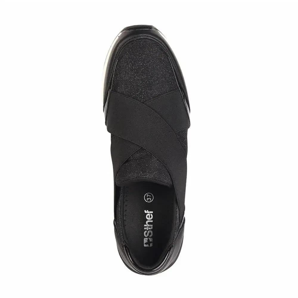 ZAPATILLA MUJER STHEF CASUAL NEGRO 7813 Sthef