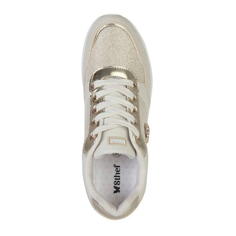 Zapatilla con taco Mujer 7910 BEIGE Sthef