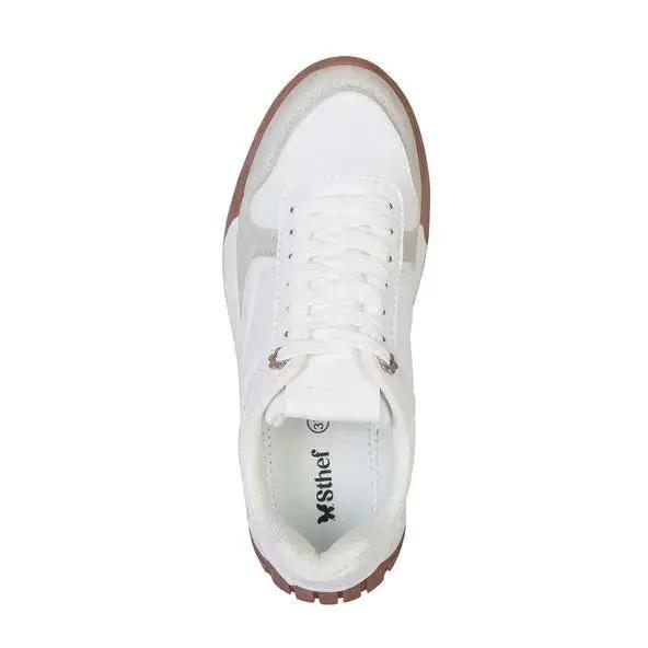 ZAPATILLA MUJER STHEF CASUAL WHITE/GREY 7976 Sthef