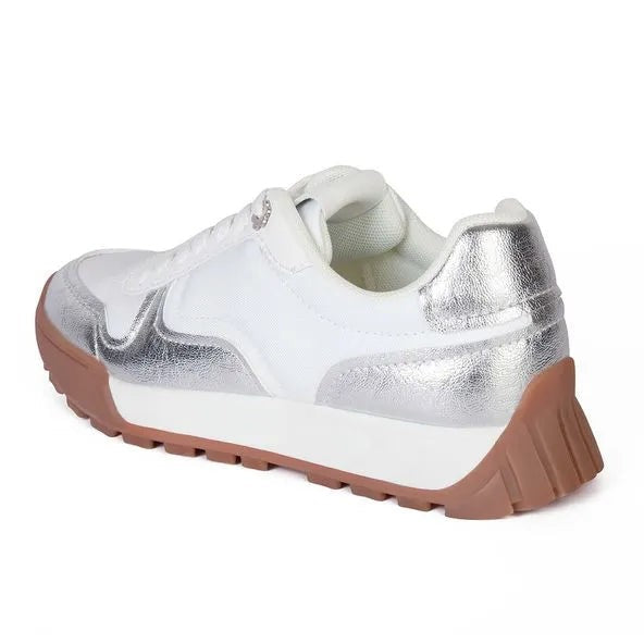 Zapatilla Casual Mujer 7976 White Grey Sthef Sthef