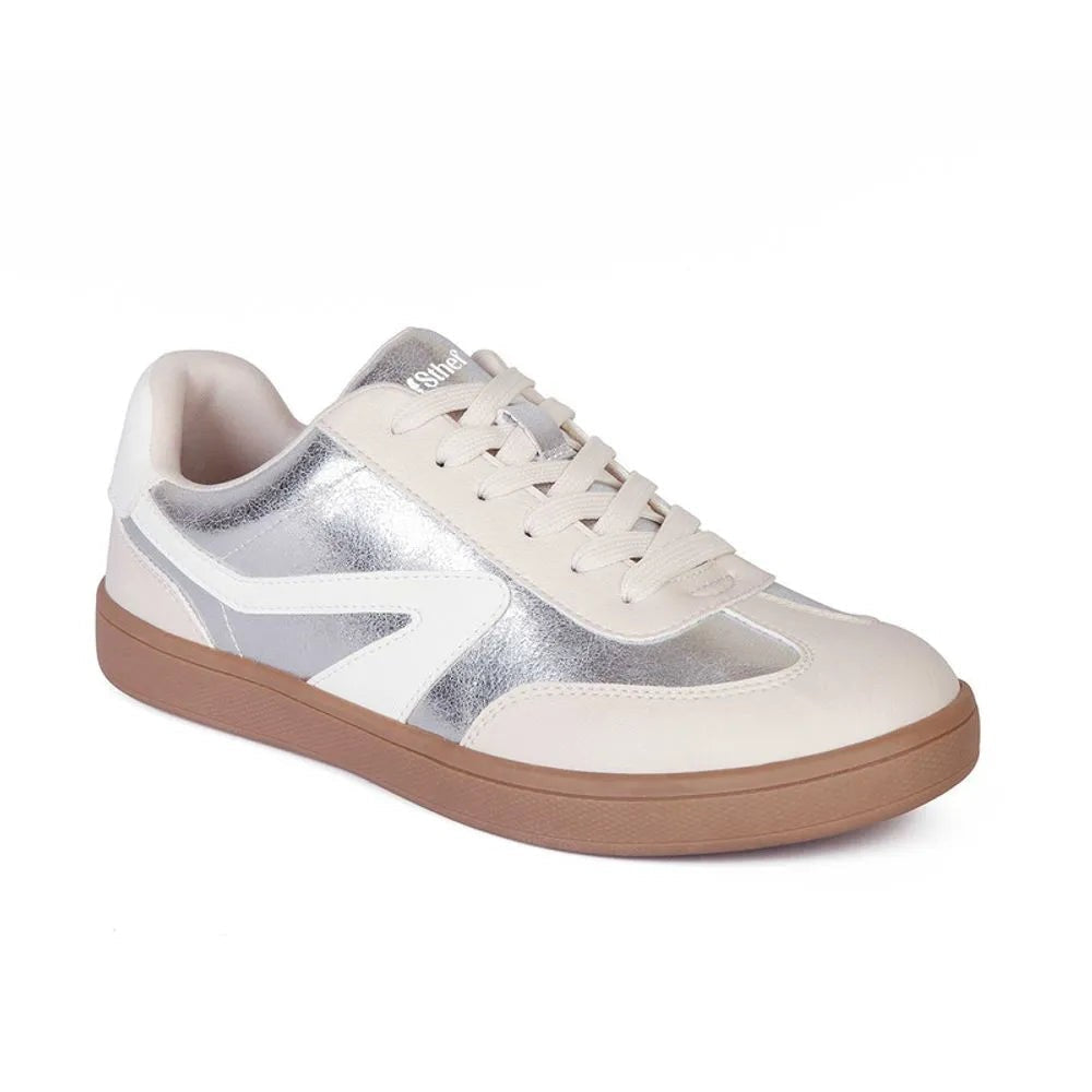 Zapatilla Casual Mujer 7980 Silver Sthef Sthef