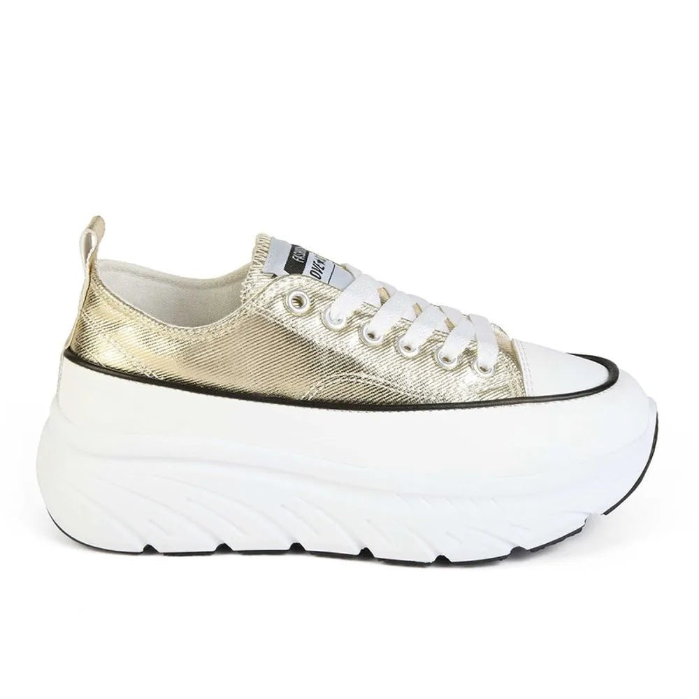 Zapatilla Casual Mujer 8033 Dorado Sthef Sthef