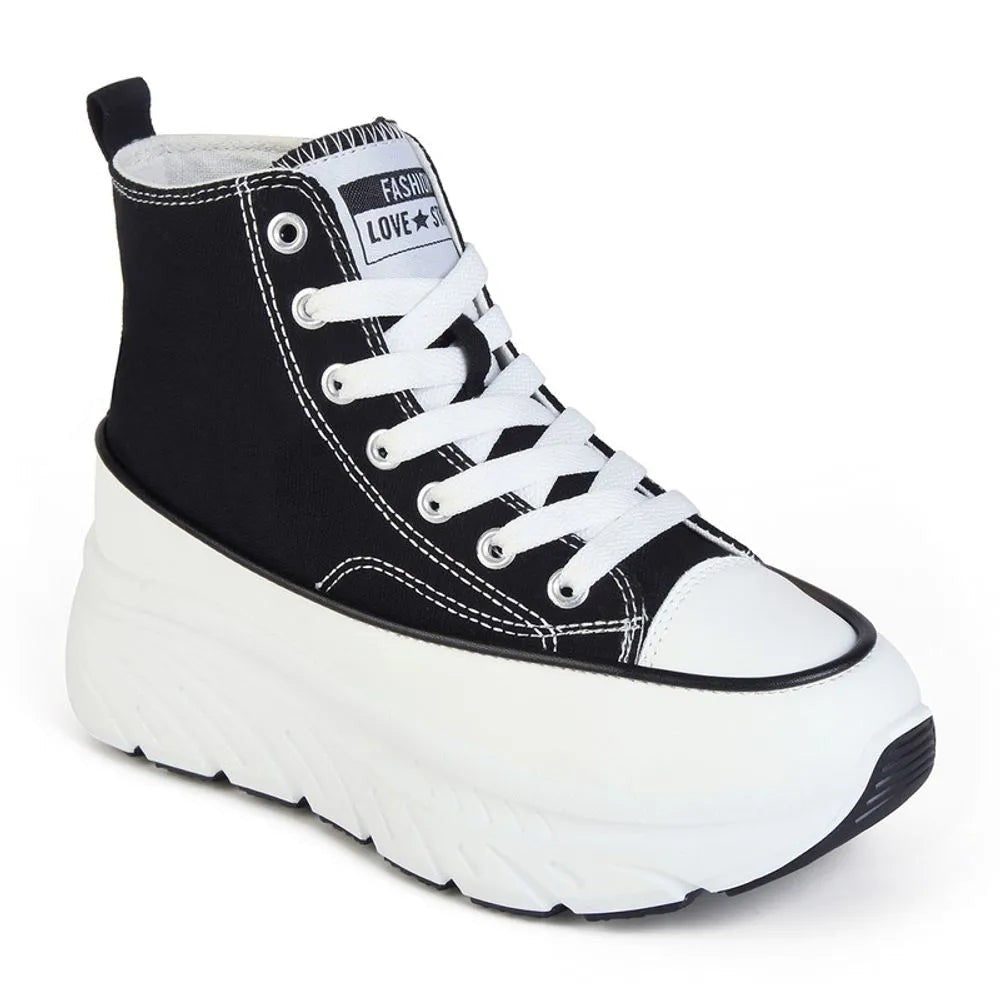 Zapatilla Casual Mujer 8036 Negro Sthef Sthef