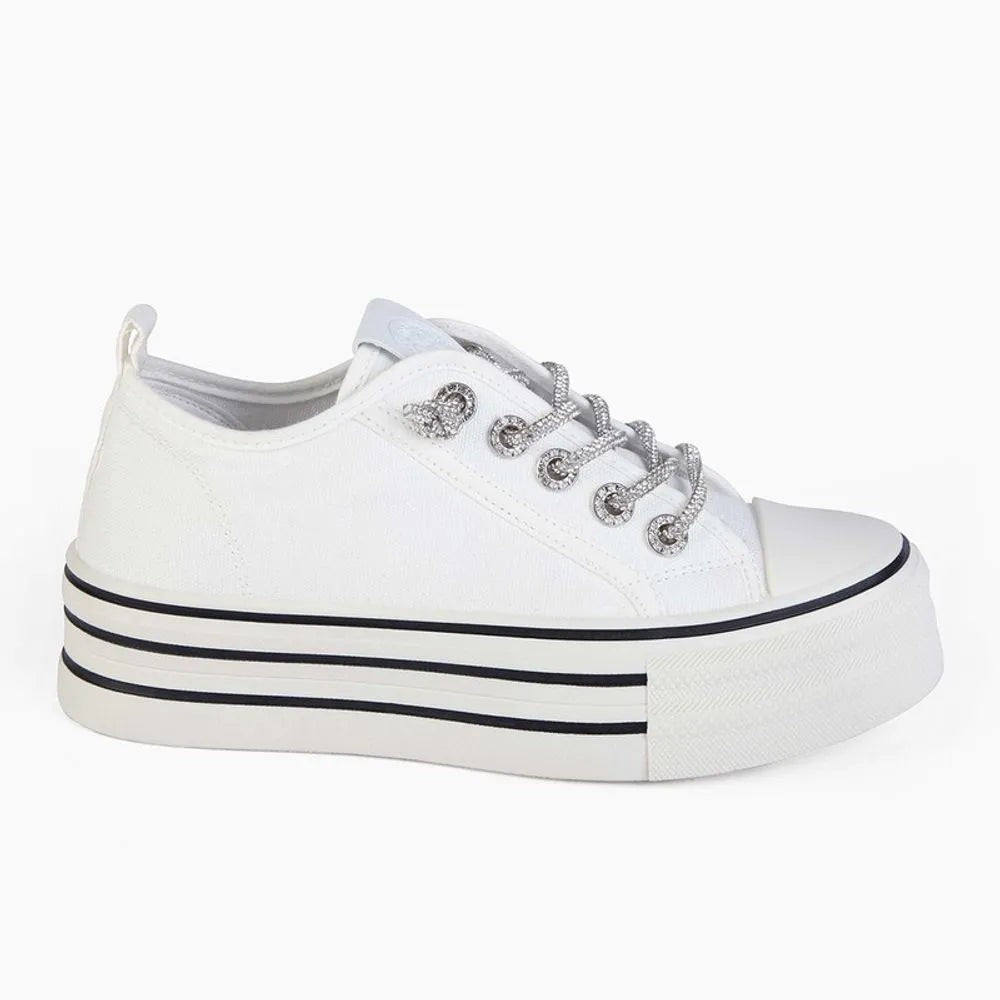 Zapatilla Casual Mujer 8038 Blanco Sthef Sthef