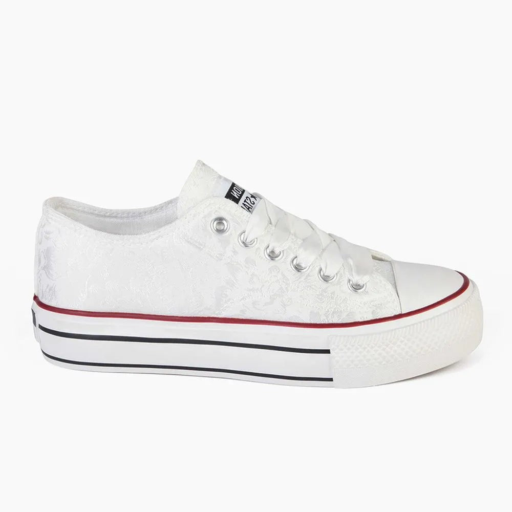 Zapatilla Casual Mujer 8078 Blanco Sthef Sthef