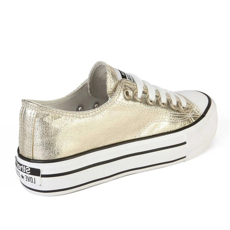 Zapatilla Casual Mujer 8081 Plata Sthef Sthef