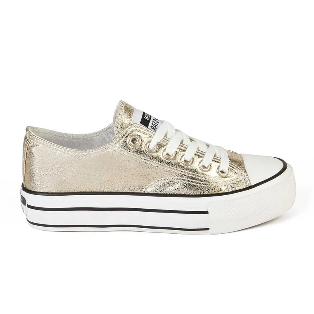 Zapatilla Casual Mujer 8081 Plata Sthef Sthef