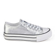 Zapatilla Casual Mujer 8081 Plata Sthef Sthef