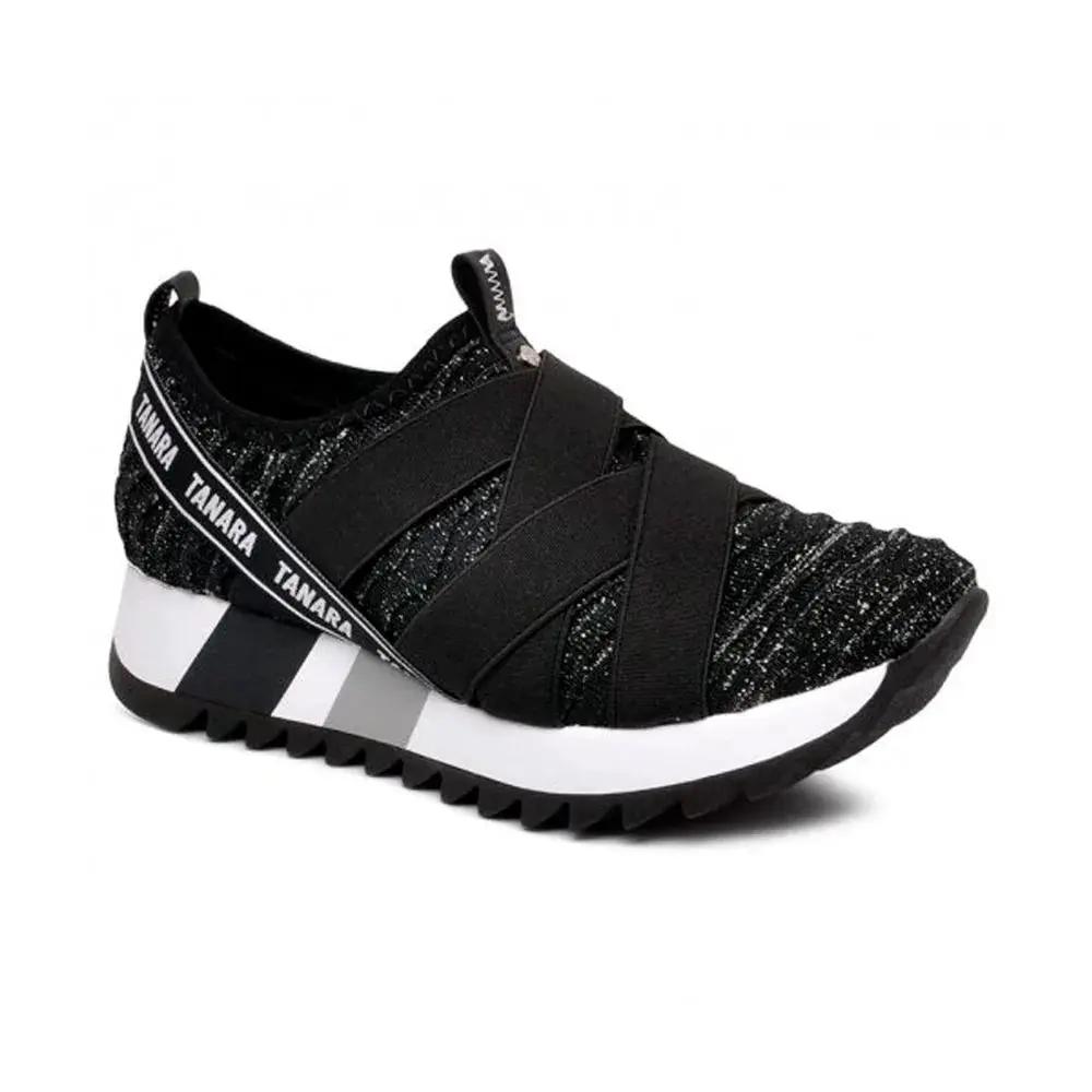 Zapatillas Mujer T4021 Preto Tanara