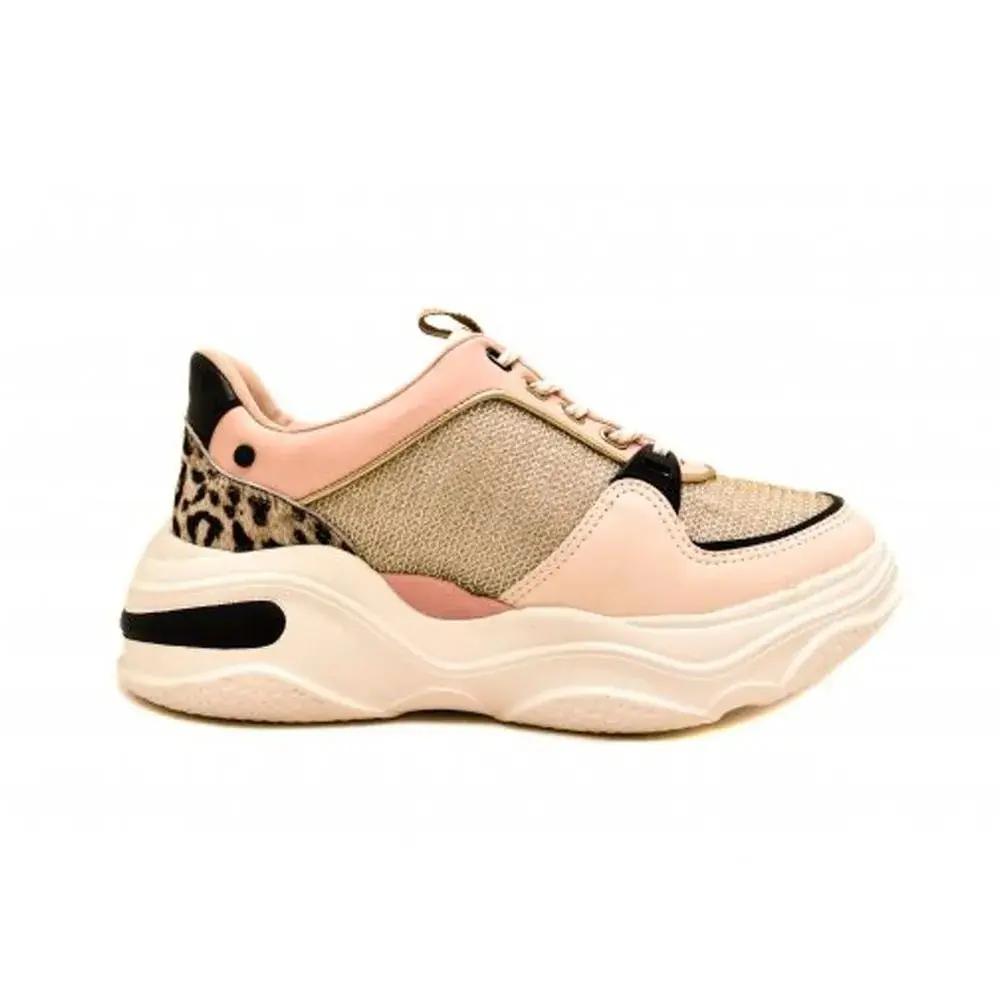 Zapatillas Mujer T4181 Oliva/peach/preto Tanara