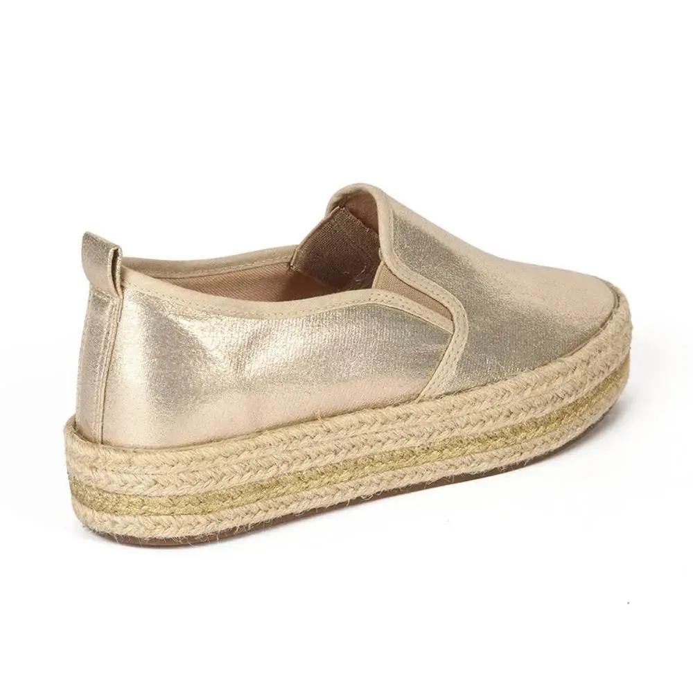 Alpargata 7870 DORADO 36 (Horma Normal)