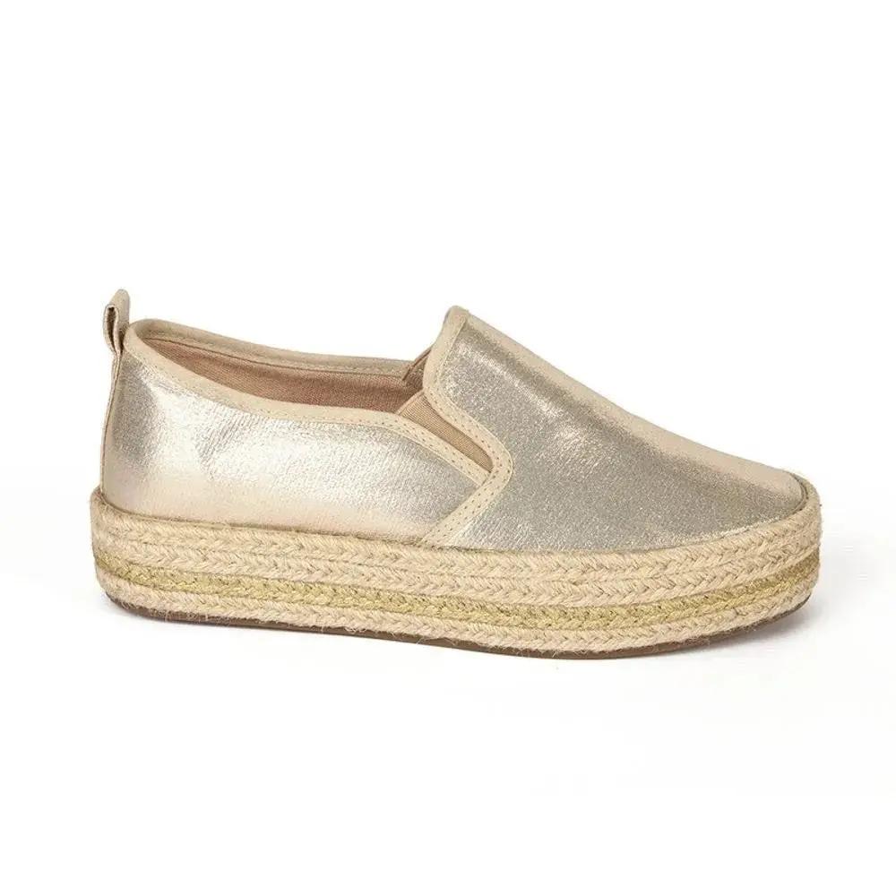 Alpargata 7870 DORADO 36 (Horma Normal)