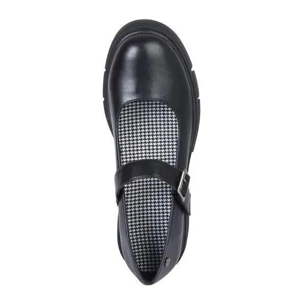 MOCASIN MUJER STHEF NEGRO 7951 Sthef